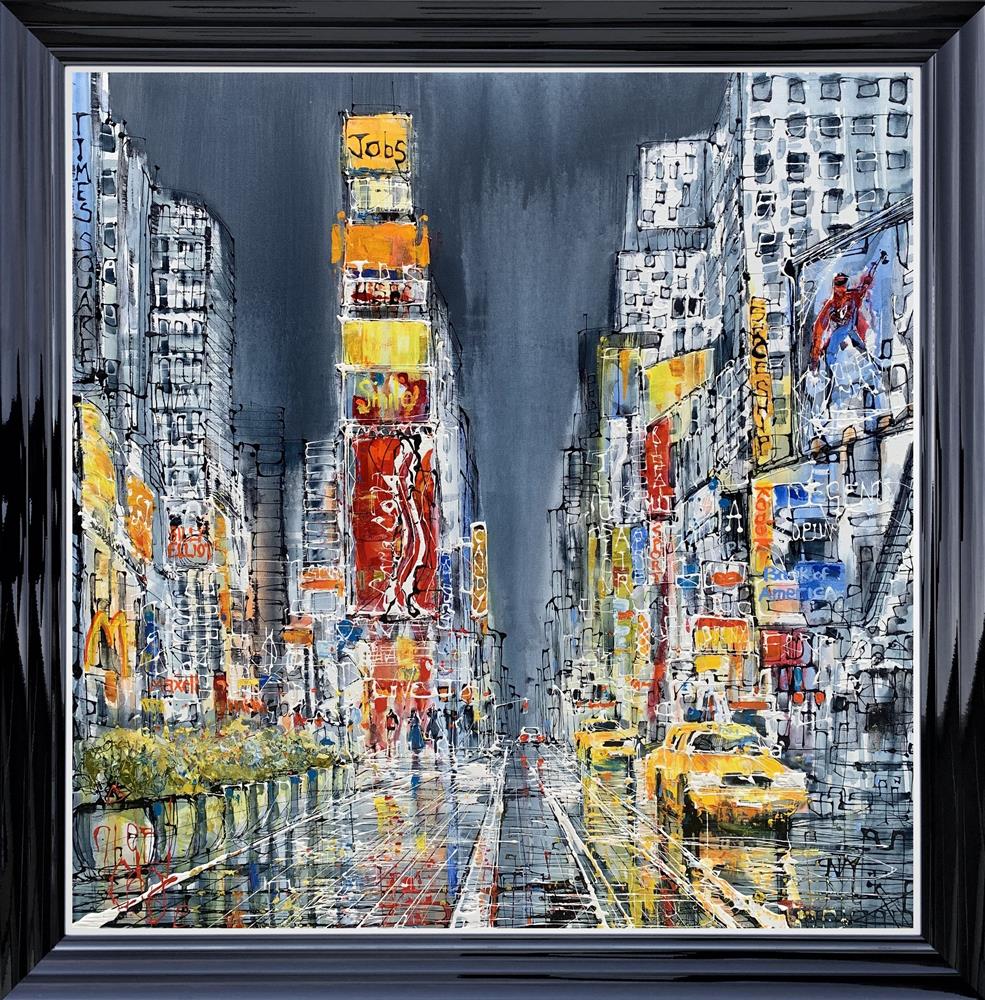 Times Square Rush Hour by Nigel Cooke **Free, Next Day Delivery - TheArtistsQuarter