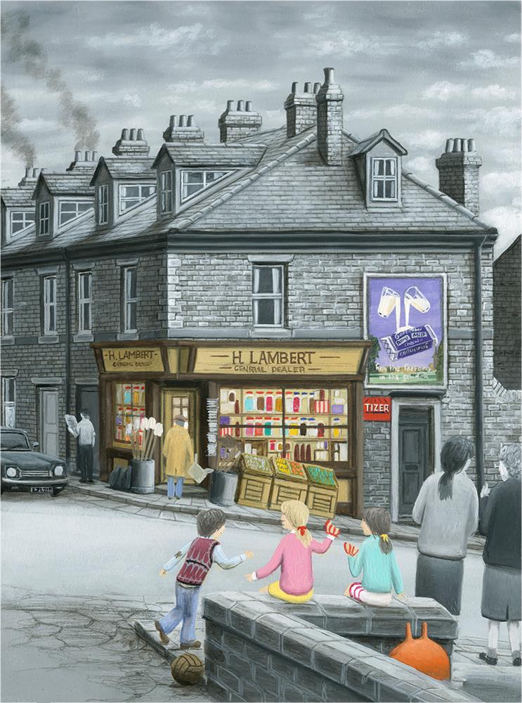 Two's Company - Paper Artist Proof by Leigh Lambert - TheArtistsQuarter