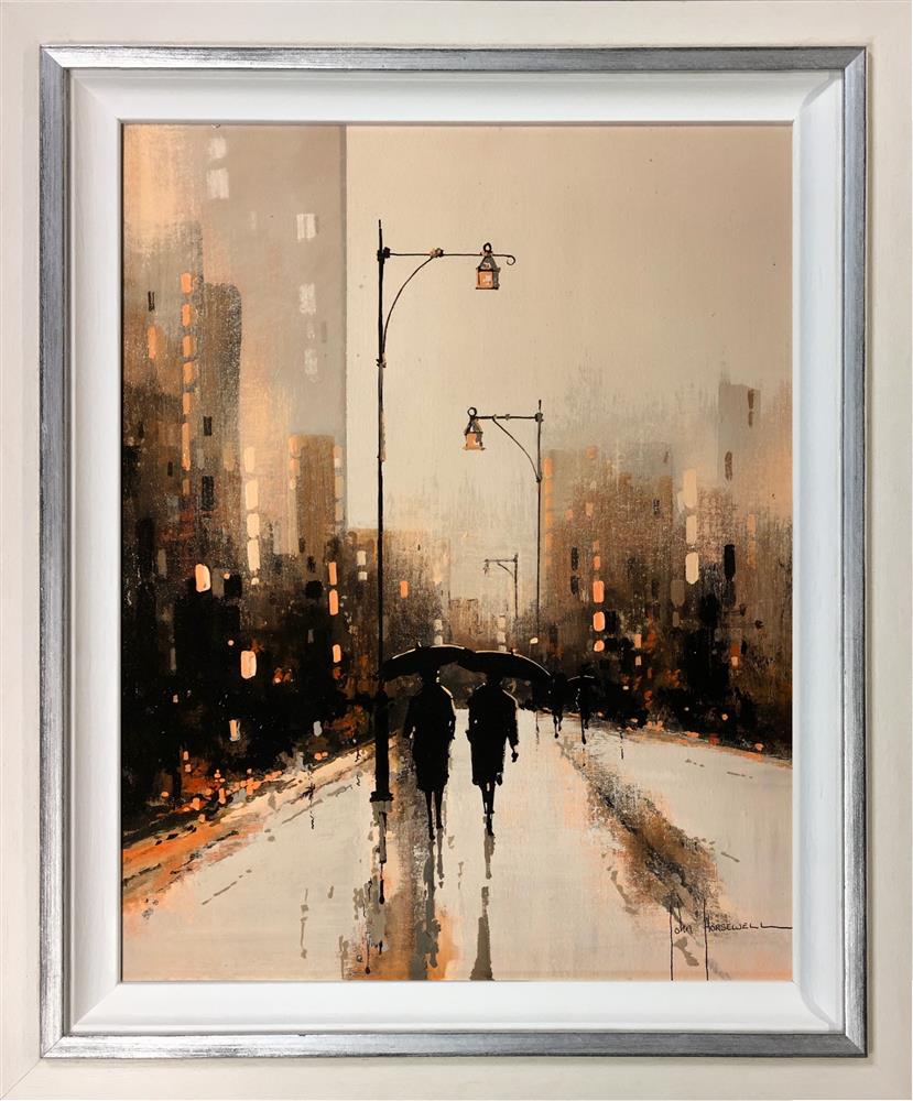 Umbrellas Up! by John Horsewell (Original) - TheArtistsQuarter