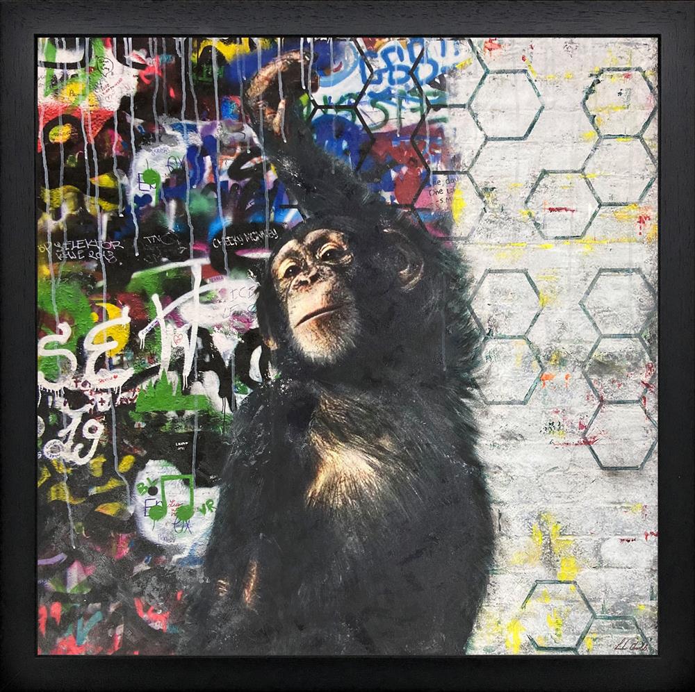 Urban Chimp by Linda Charles (Original) - TheArtistsQuarter