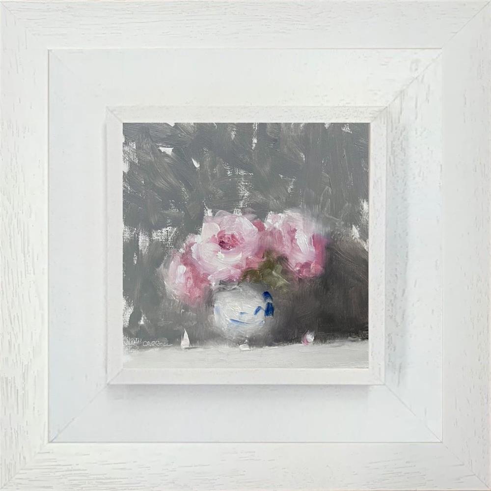 Vase of Pink Roses by Neil Carroll (Original) - TheArtistsQuarter