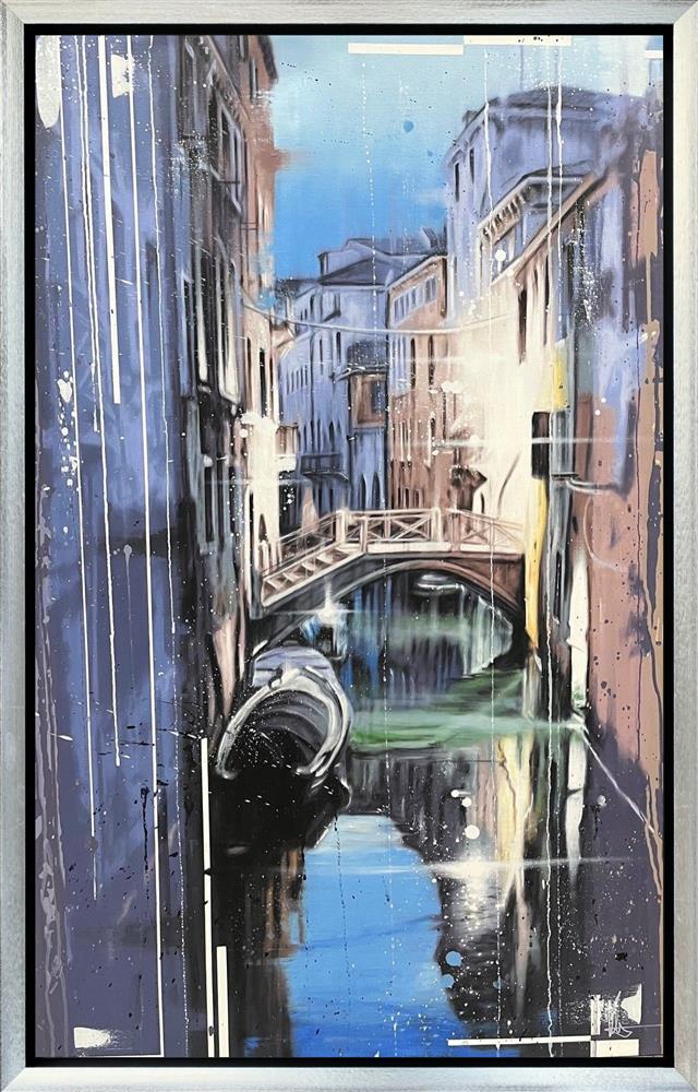 Venice Crossing by Kris Hardy (Original) - TheArtistsQuarter