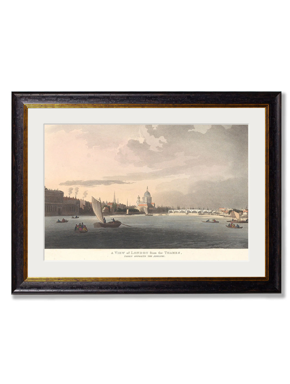 c.1808 View of London from the Thames - TheArtistsQuarter