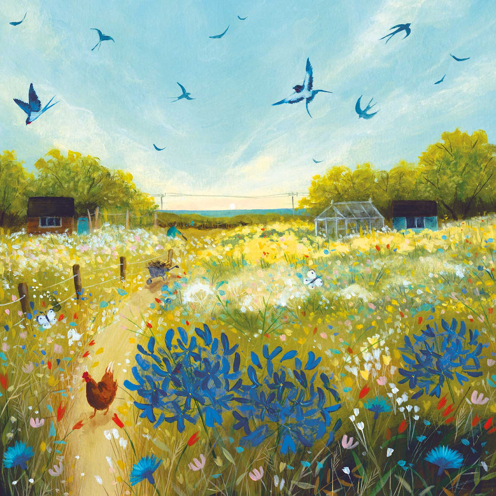 Summer Meadow By Julia Crossland *NEW* - TheArtistsQuarter