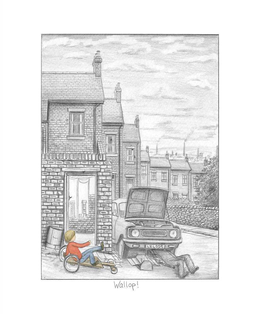 Wallop! - Sketch by Leigh Lambert - TheArtistsQuarter