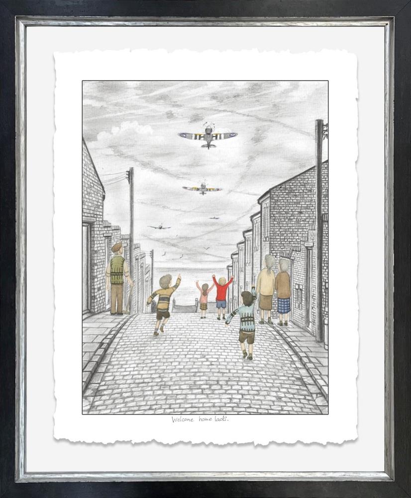 Welcome Home Lads - Deluxe Sketch by Leigh Lambert - TheArtistsQuarter