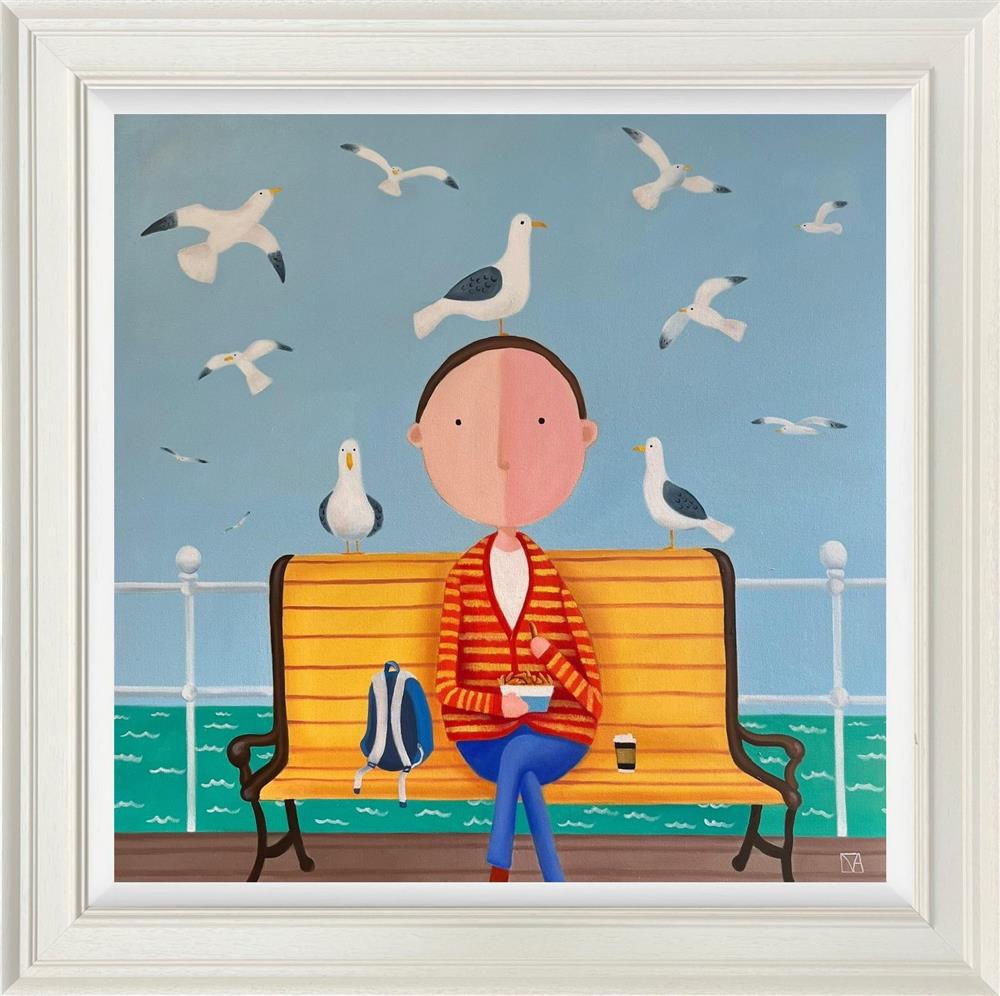 Where Seagulls Dare by Michael Abrams (Original) - TheArtistsQuarter