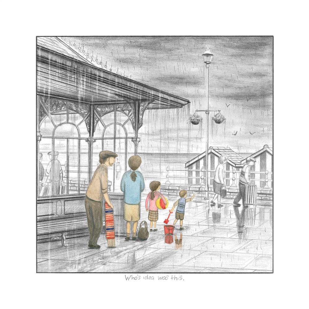 Who's Idea Was This - Sketch by Leigh Lambert - TheArtistsQuarter