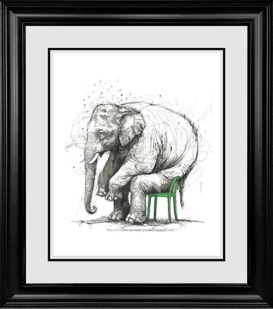 You Don't Have To Make Yourself Smaller To Fit In by Scott Tetlow (Original) - TheArtistsQuarter