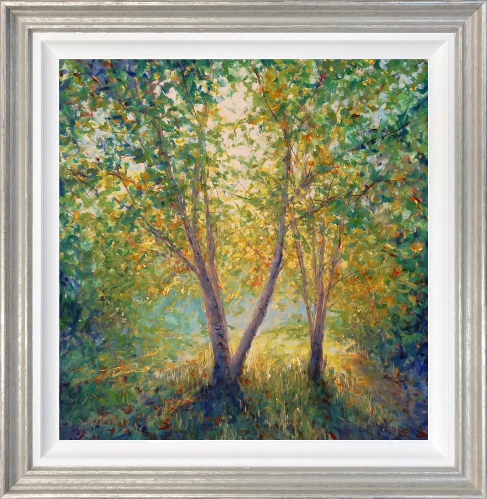 Young Birch Trees by Mariusz Kaldowski (Original) - TheArtistsQuarter