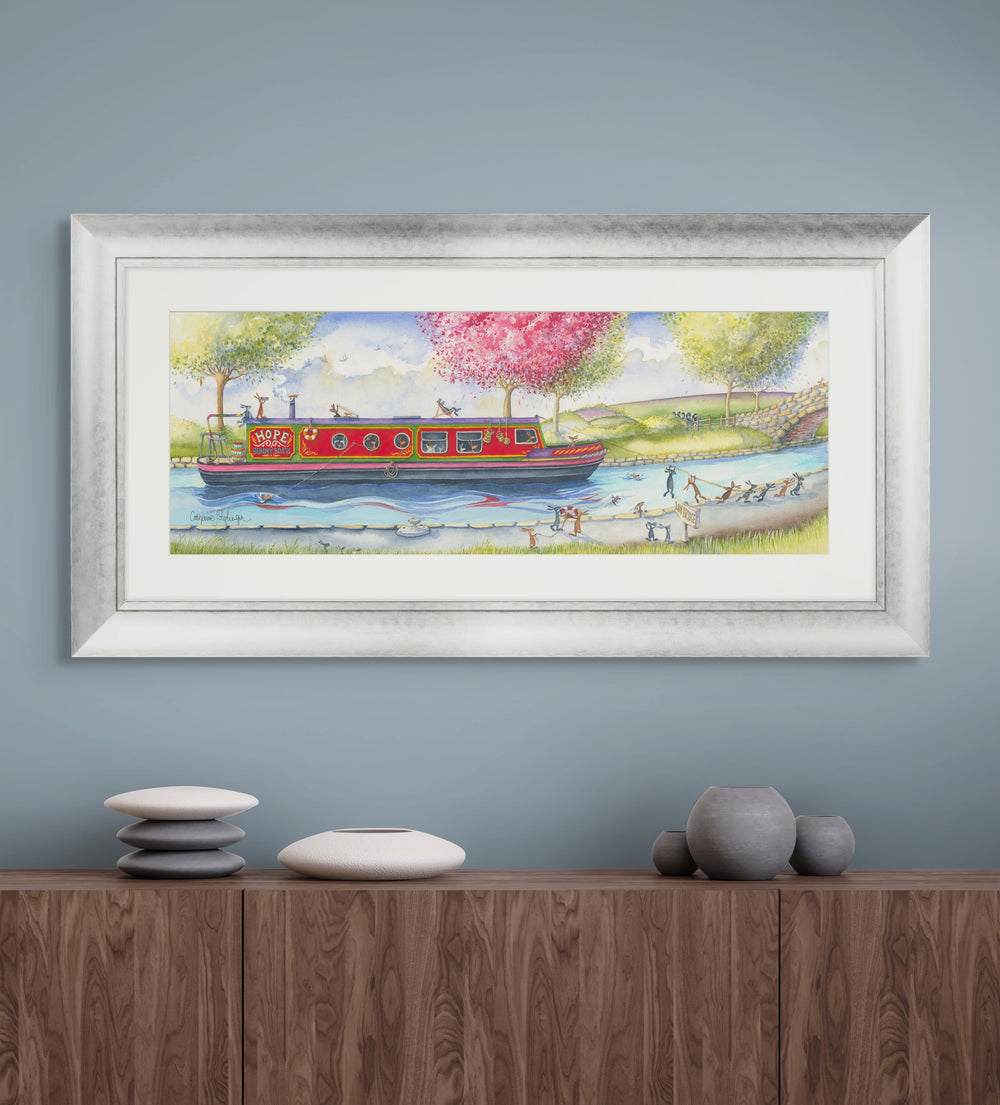 Bunny Boats By Catherine Stephenson *Delivers Mid-December - TheArtistsQuarter