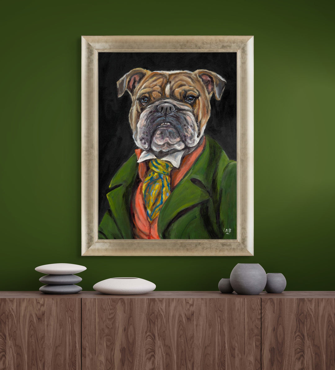 Sir Harold (Large Version) By Louise Brown - TheArtistsQuarter