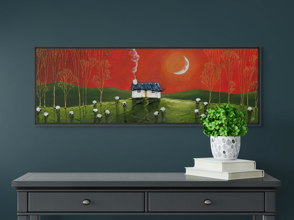 Fiery Orange By Geoff Beckett - TheArtistsQuarter