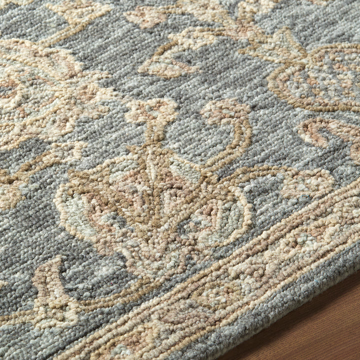Arnold Traditional Wool Rug Blue - TheArtistsQuarter