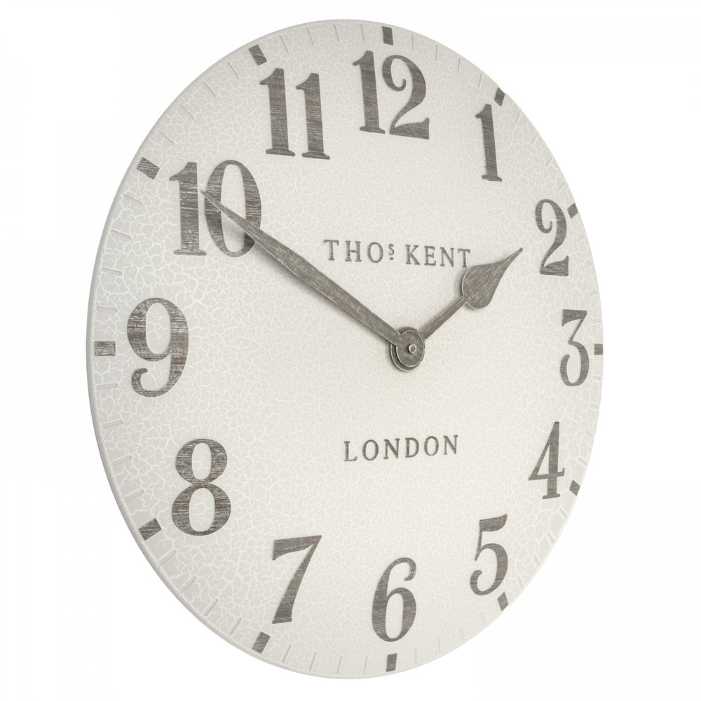 Thomas Kent London. Arabic Outdoor Wall Clock 20" (51cm) Crackle - TheArtistsQuarter