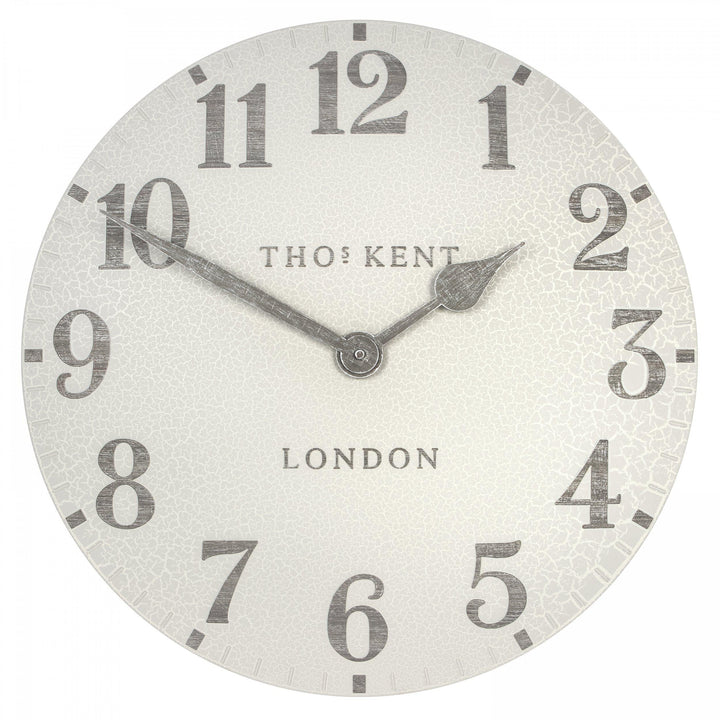 Thomas Kent London. Arabic Outdoor Wall Clock 20" (51cm) Crackle - TheArtistsQuarter