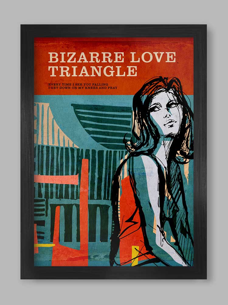 New Order Bizarre Love Triangle - Music Poster Print - TheArtistsQuarter