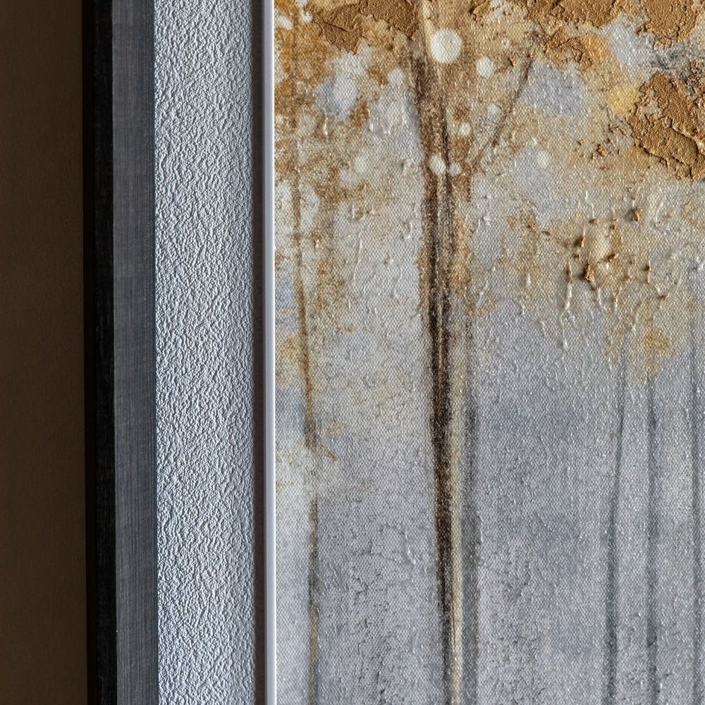 Glisten Framed Canvas By Laura Bolton - TheArtistsQuarter