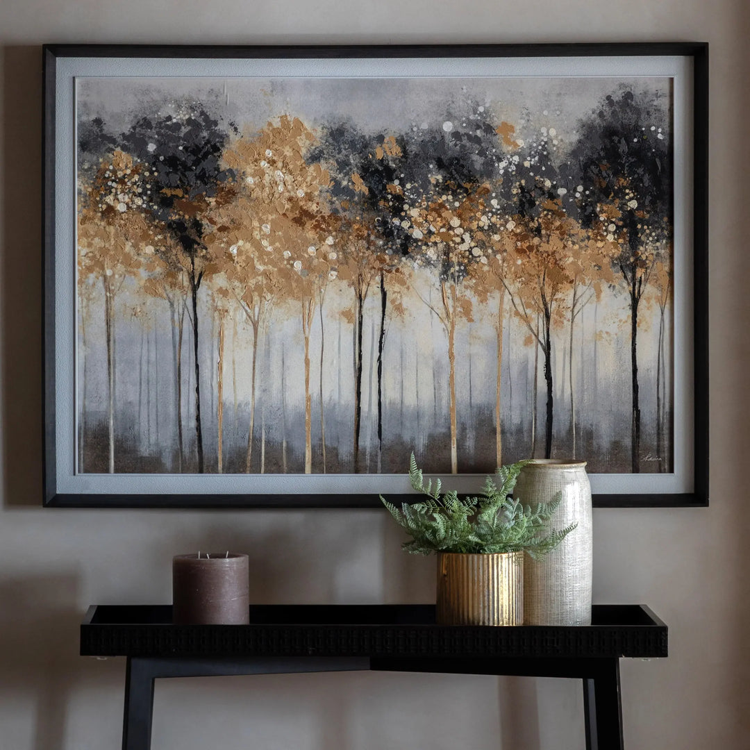 Glisten Framed Canvas By Laura Bolton - TheArtistsQuarter