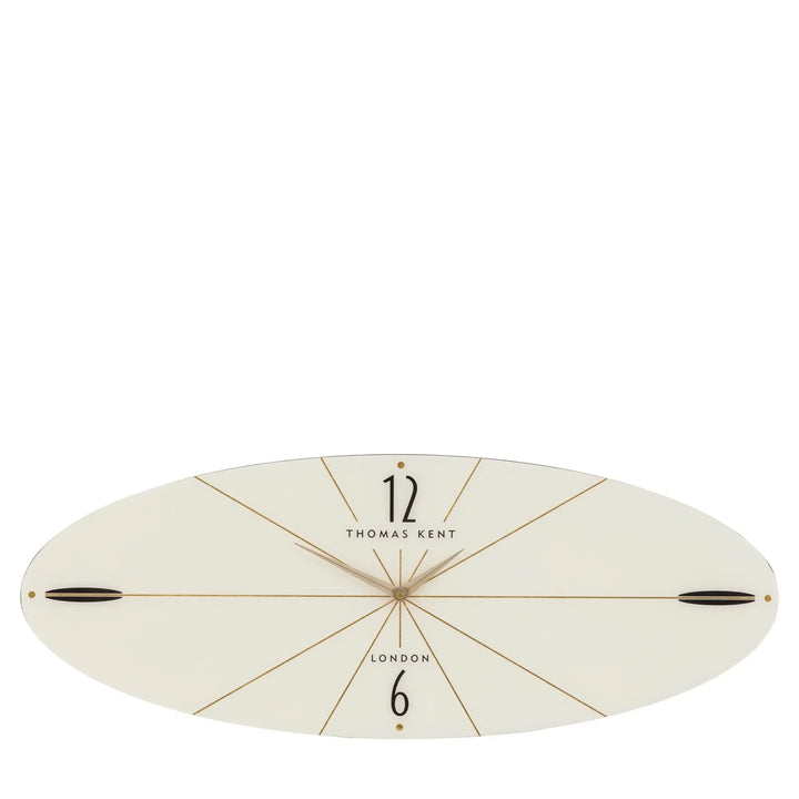 Thomas Kent London. Greenwich Ellipse Wall Clock Snow White - TheArtistsQuarter