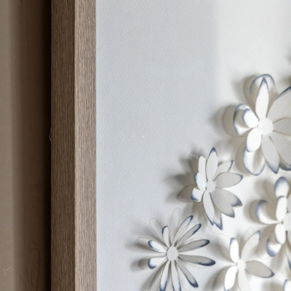 Unfurling Petals Framed Art by Nicole McHugh - TheArtistsQuarter