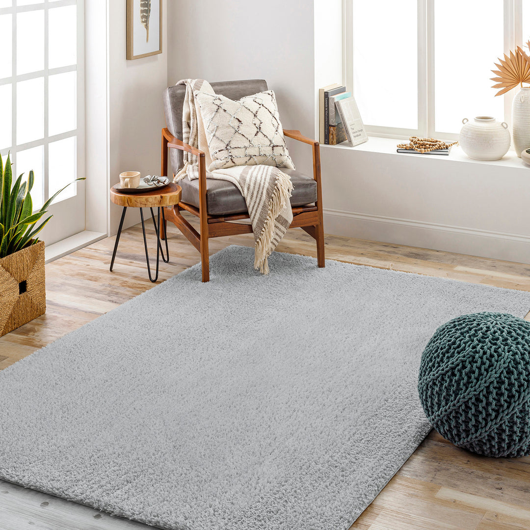 Cloudy Shaggy Rug Grey & Light Grey - TheArtistsQuarter