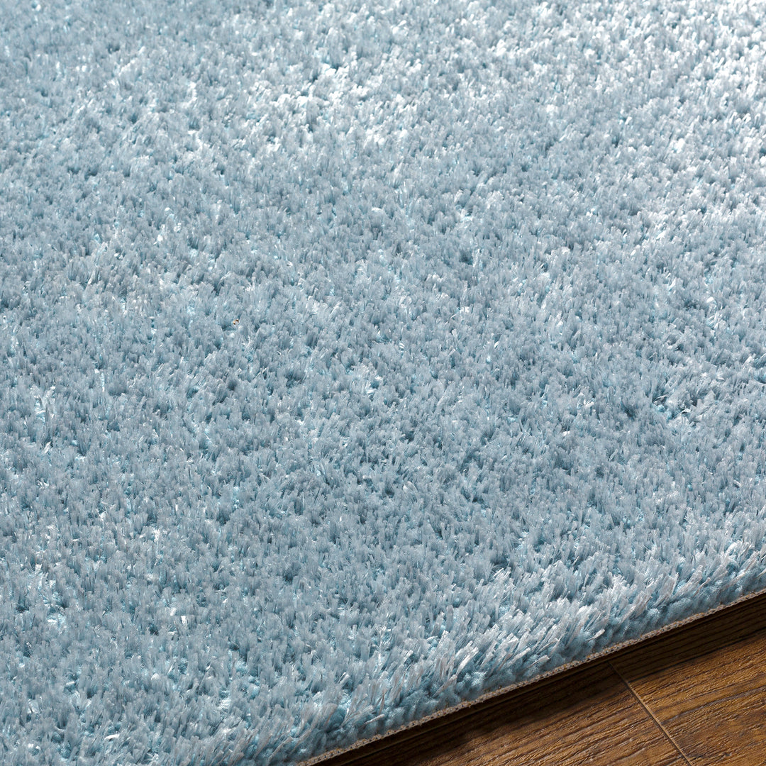 Cloudy Shaggy Rug Blue - TheArtistsQuarter