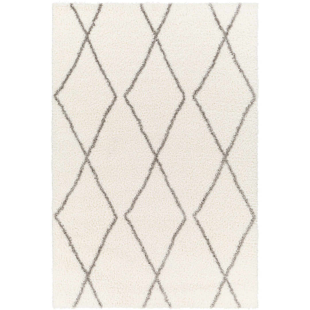 Cloudy Shaggy Rug Ivory & Off-White - TheArtistsQuarter