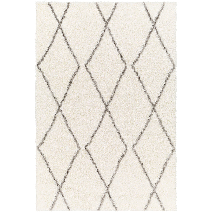 Cloudy Shaggy Rug Ivory & Off-White - TheArtistsQuarter