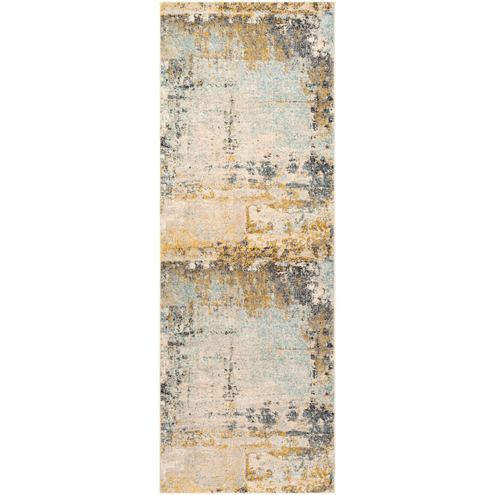 City Abstract Marble Runner Yellow - TheArtistsQuarter
