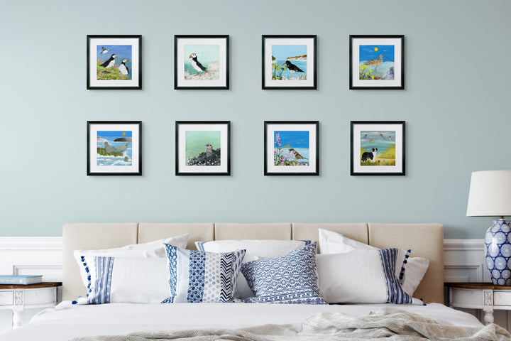 At the Coast I – Puffins By Adam James Severn *NEW* - TheArtistsQuarter