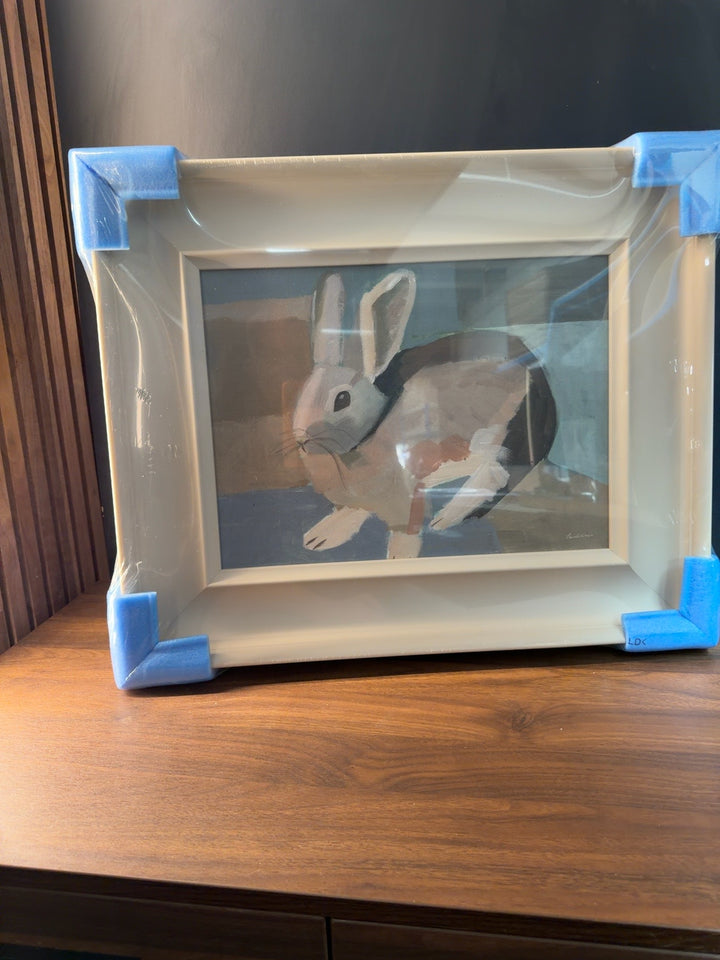 Contemporary rabbit trial piece 57cm by 48cm