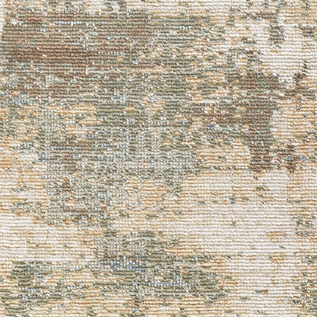Myrtle Avenue III Galey Alix Abstract Modern Rug Brown - TheArtistsQuarter