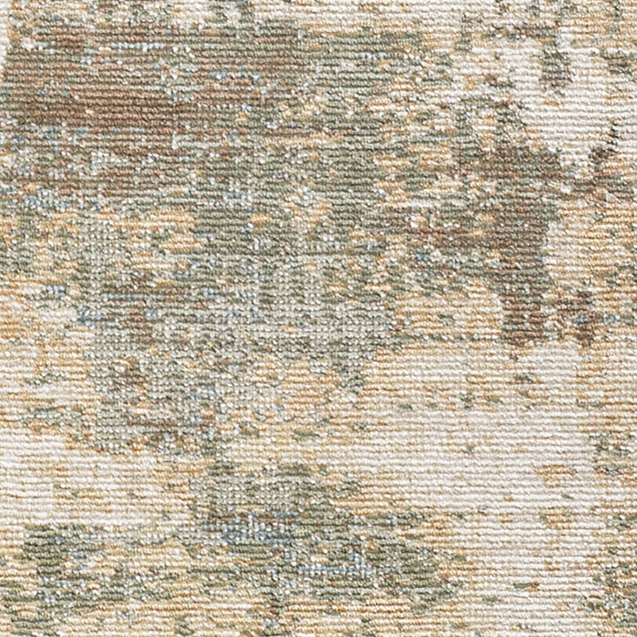 Myrtle Avenue III Galey Alix Abstract Modern Rug Brown - TheArtistsQuarter