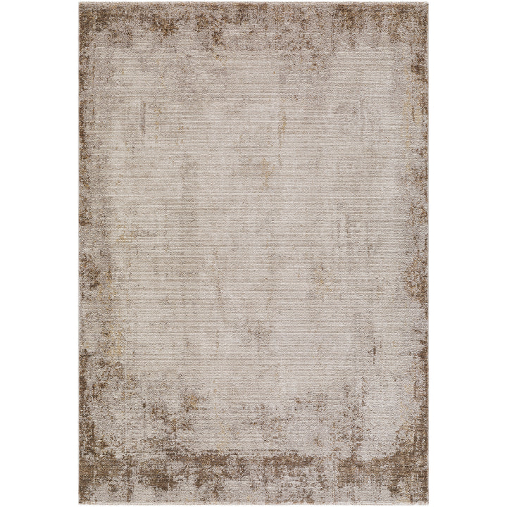 Myrtle Avenue IV Galey Alix Abstract Modern Rug Brown - TheArtistsQuarter