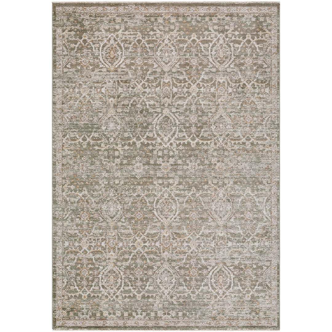 Myrtle Avenue VI Galey Alix Vintage Rug Green - TheArtistsQuarter