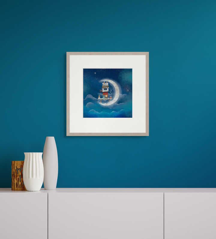 The Snowman and the Moon By Gary Walton *NEW* - TheArtistsQuarter