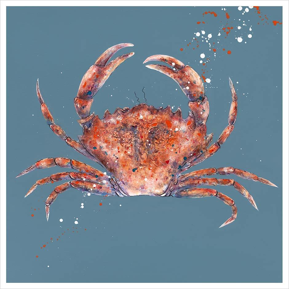 Red Crab By Giles Ward - TheArtistsQuarter