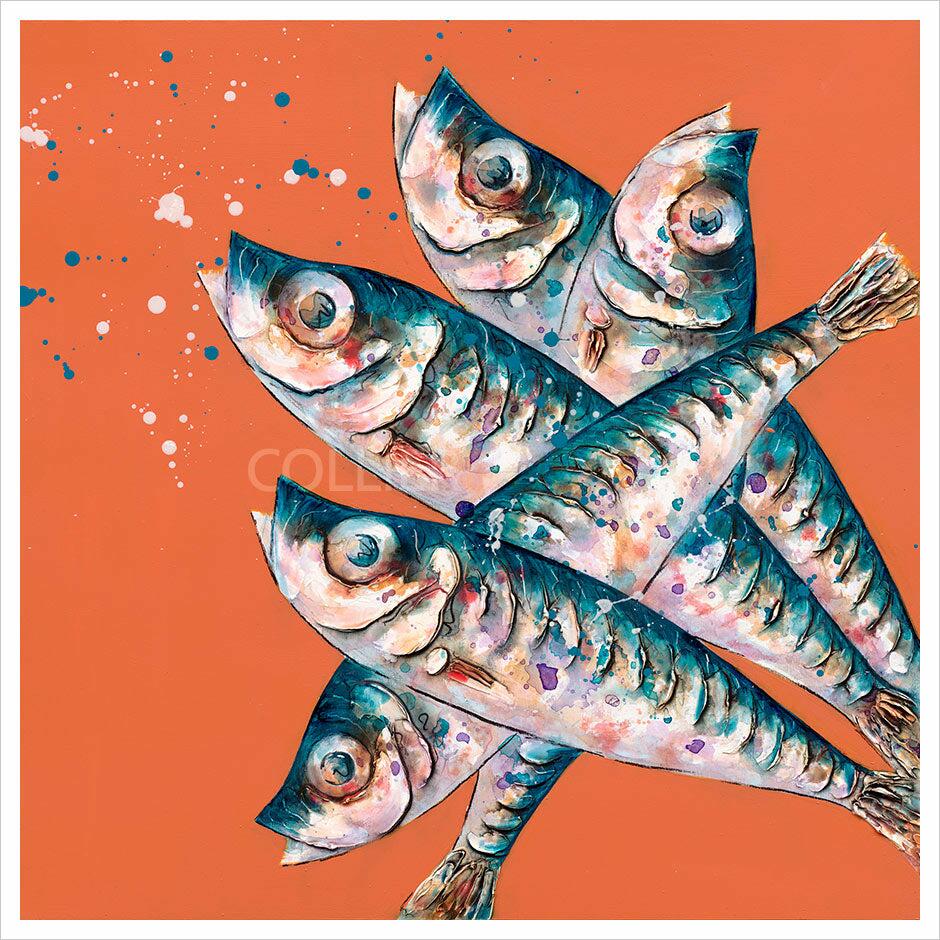 Five Sprats By Giles Ward - TheArtistsQuarter