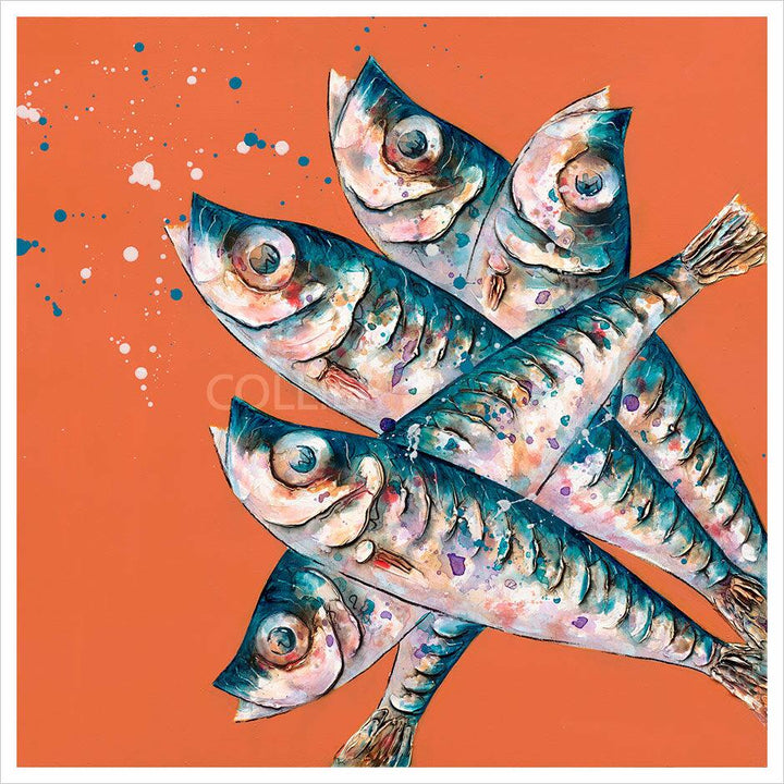 Five Sprats By Giles Ward - TheArtistsQuarter