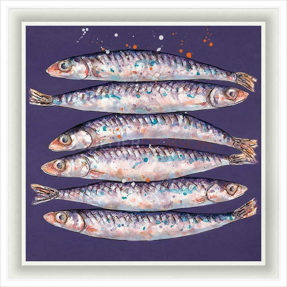 Six Anchovies By Giles Ward - TheArtistsQuarter