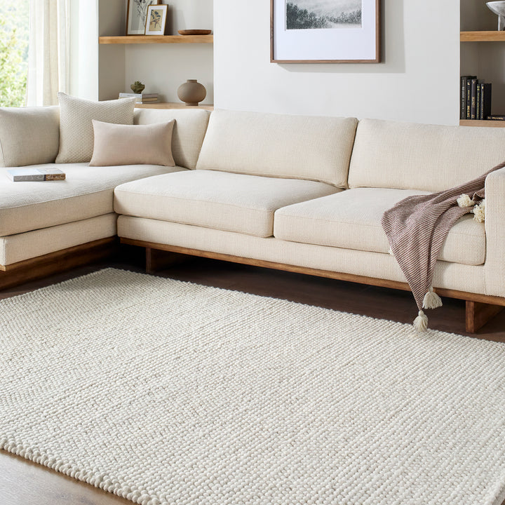 Hazar Global Wool Rug Ivory - TheArtistsQuarter