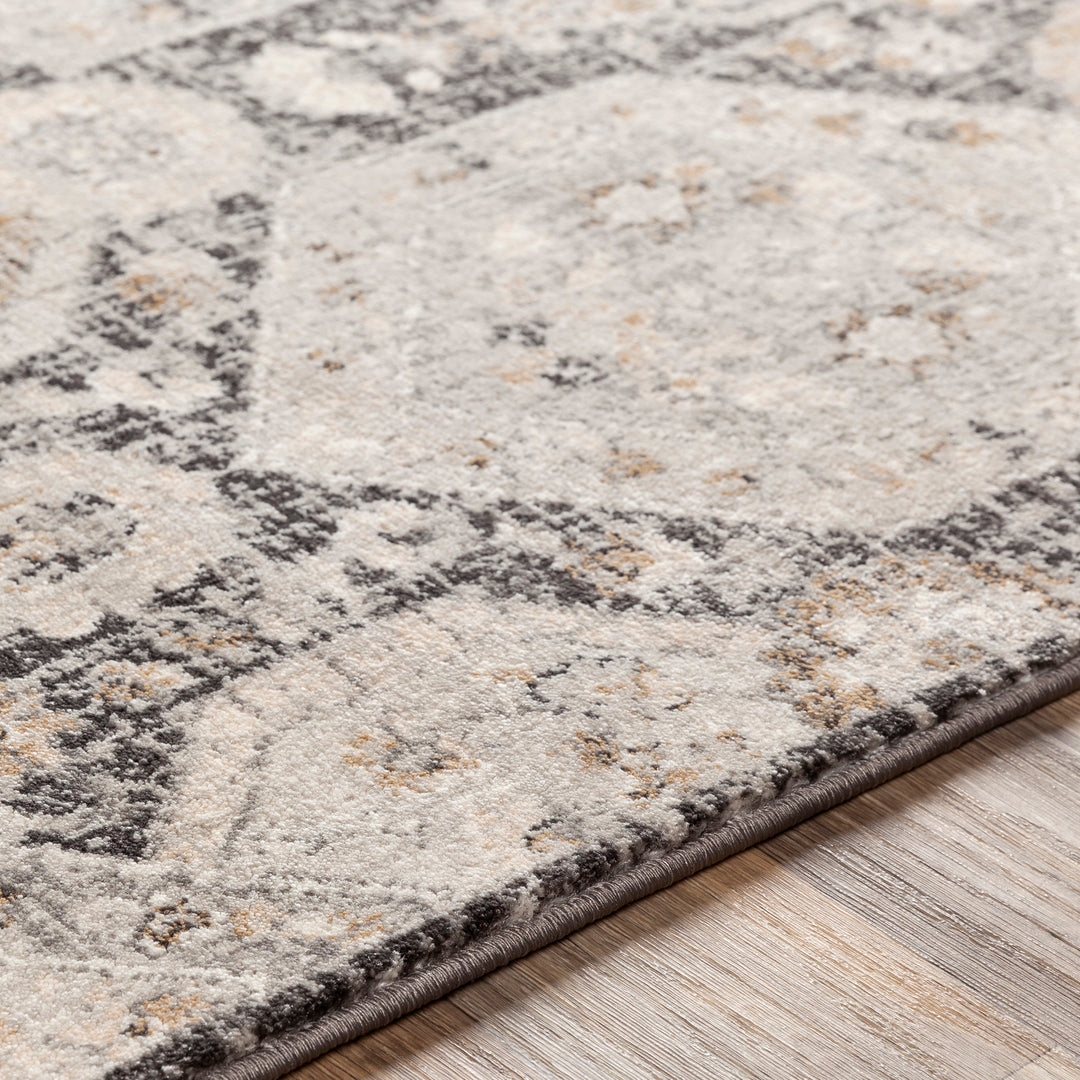 Indigo Traditional Rug Black - TheArtistsQuarter