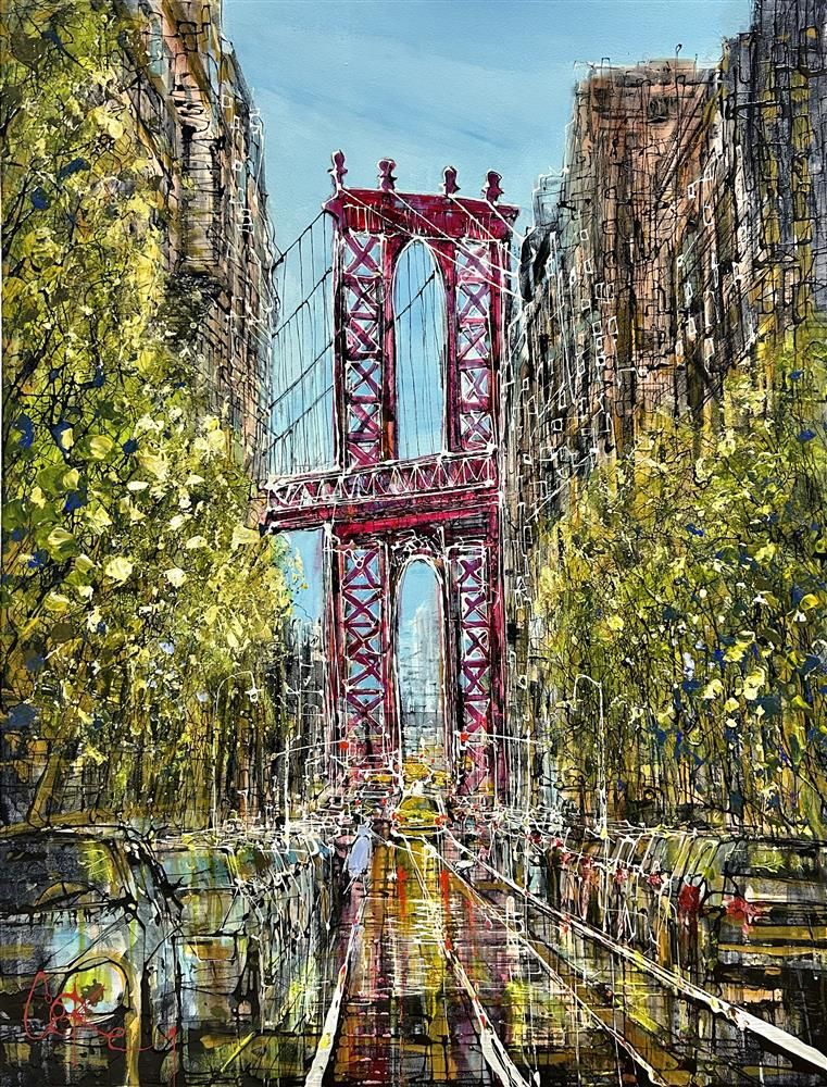 Manhattan Streets By Nigel Cooke (Original) - TheArtistsQuarter