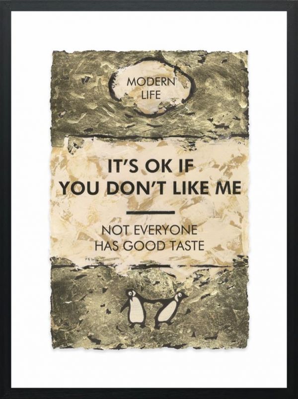 It's OK If You Don't Like Me (Gold Leafed) By Hue Folk - TheArtistsQuarter