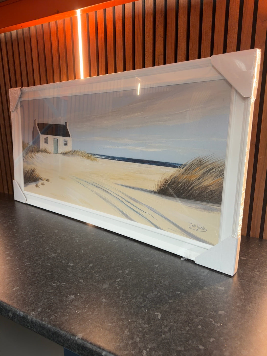 Jack Barcley coastal cottage trial piece 110cm by 55cm