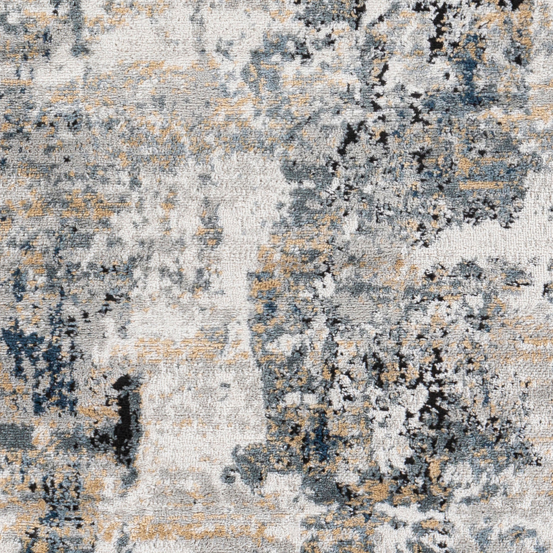 Jolie Abstract Marble Rug Grey & Slate - TheArtistsQuarter
