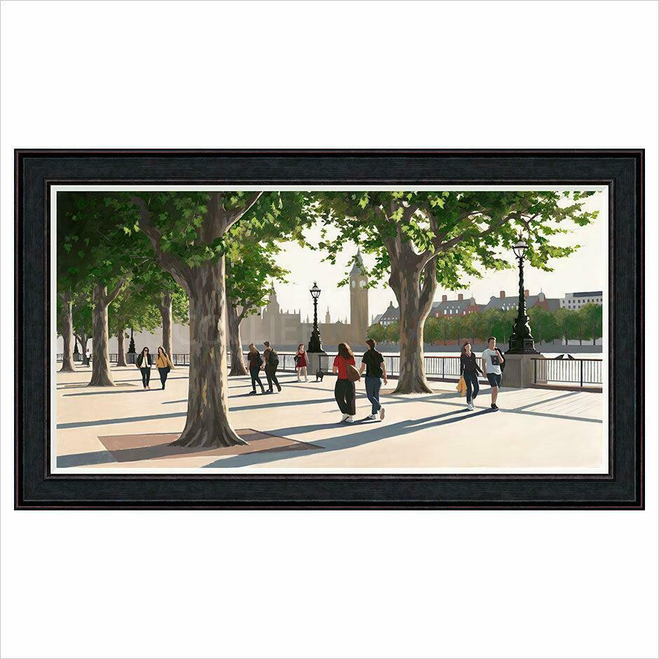 September Afternoon, South Bank By Jo Quigley - TheArtistsQuarter