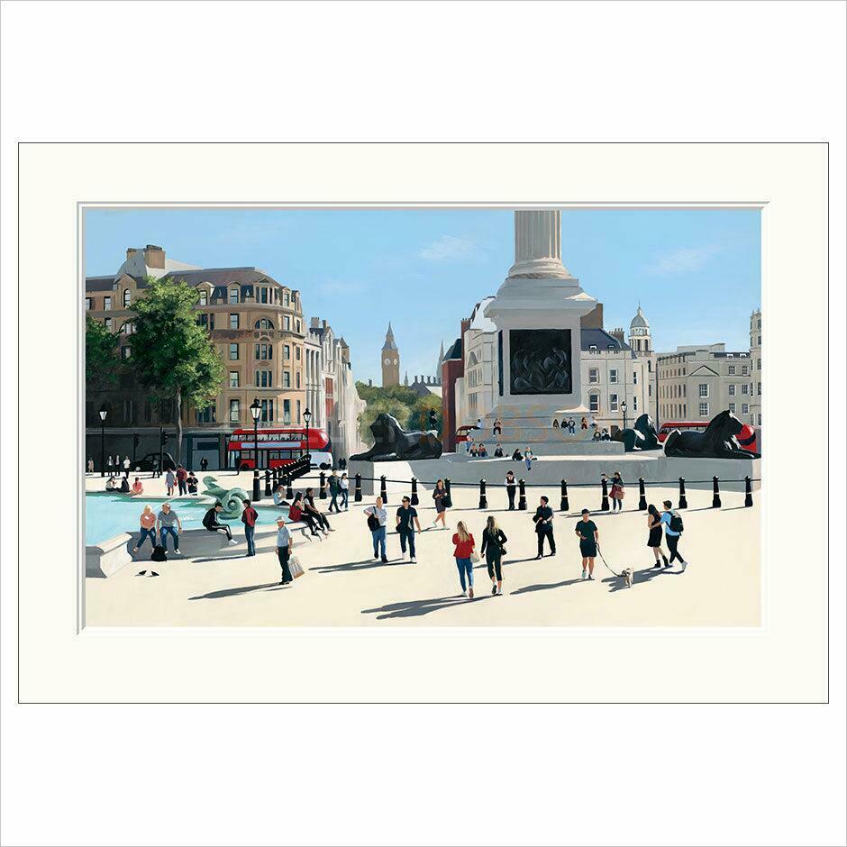Late Summer Trafalgar Square II By Jo Quigley - TheArtistsQuarter