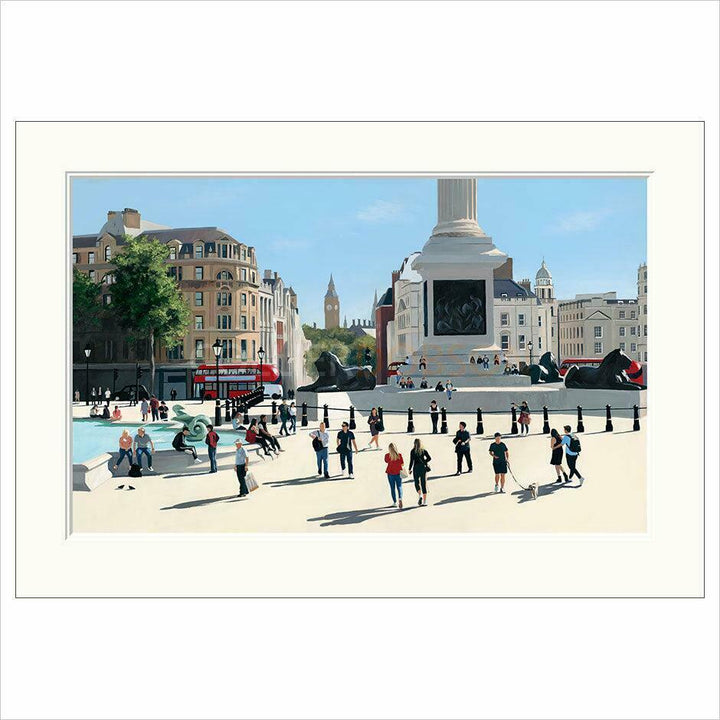 Late Summer Trafalgar Square II By Jo Quigley - TheArtistsQuarter